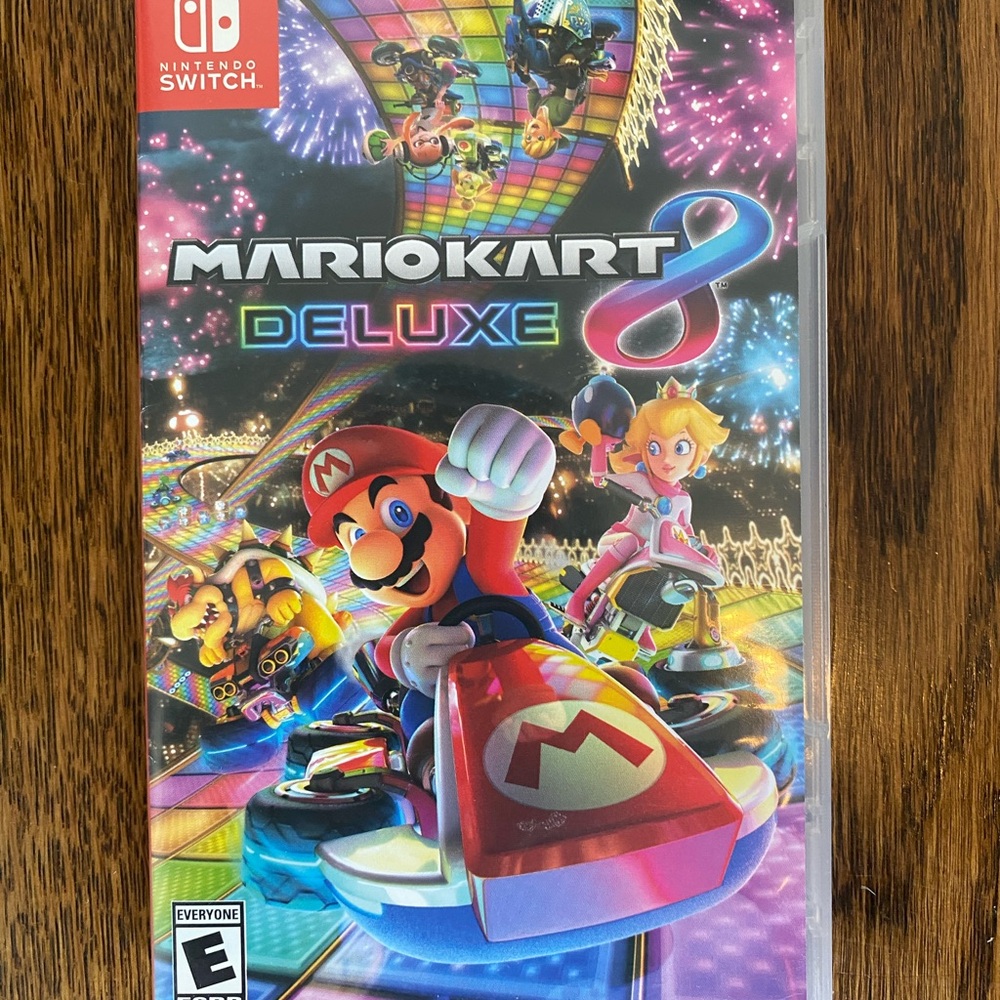 Nintendo Mario Kart 8 Deluxe Red and Blue Racing Game